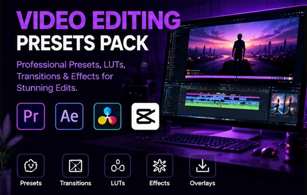Video Editing Presets Pack